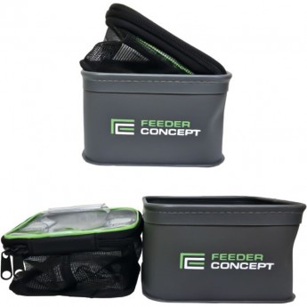 Емкости для прикормки и насадки FEEDER CONCEPT EVA 2шт. набор 180x180x110