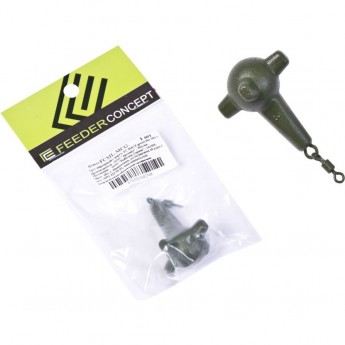 Груз маркерный с вертлюгой FEEDER CONCEPT Mace Green 70г