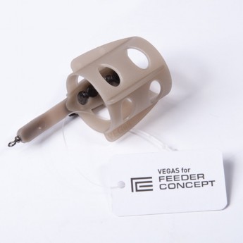 Кормушка фидерная FEEDER CONCEPT Vegas Овал Малая 7г Кормушка фидерная FEEDER CONCEPT Vegas Овал Малая 7г