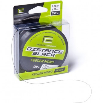 Леска монофильная FEEDER CONCEPT Distance Black 150 м, 0.30 мм