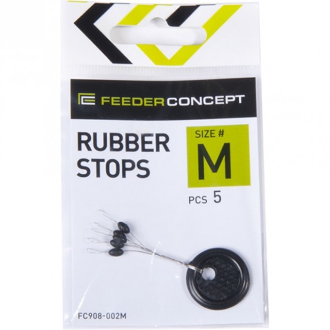Стопоры резиновые FEEDER CONCEPT Rubber Stops р. 002M 5шт FC908-002M Стопоры резиновые FEEDER CONCEPT Rubber Stops р. 002M 5шт FC908-002M